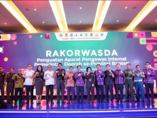 Pj Sekda Banten Hadiri Rapat Koordinasi Pengawasan di Anyer