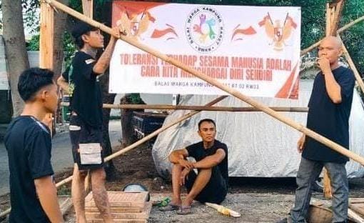 Pemuda PPBNI dan Karang Taruna Kecamatan Sepatan, Sukses Bangun Balai Warga Tanpa Anggaran Pemerintah Pemuda PPBNI dan Karang Taruna Kecamatan Sepatan, Sukses Bangun Balai Warga Tanpa Anggaran Pemerintah
