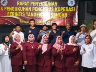 BPP-KTT Bentuk Pengurus dan Pengukuhan Koperasi Perintis Tangerang Tengah