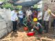 Camat Sepatan Dan Kades Pondok Jaya, Peletakan Batu Dalam Rangka Program Bedah Rumah 